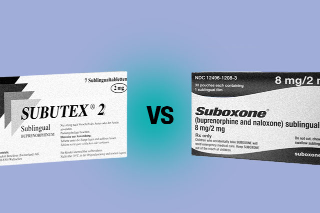 Subutex vs Suboxone